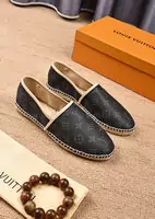 louis vuitton sapatos plates unisexe grass weave mocassin homem black